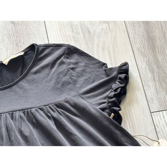 Chrysanthemum boutique, black baby doll style dress size S - Picture 3 of 10